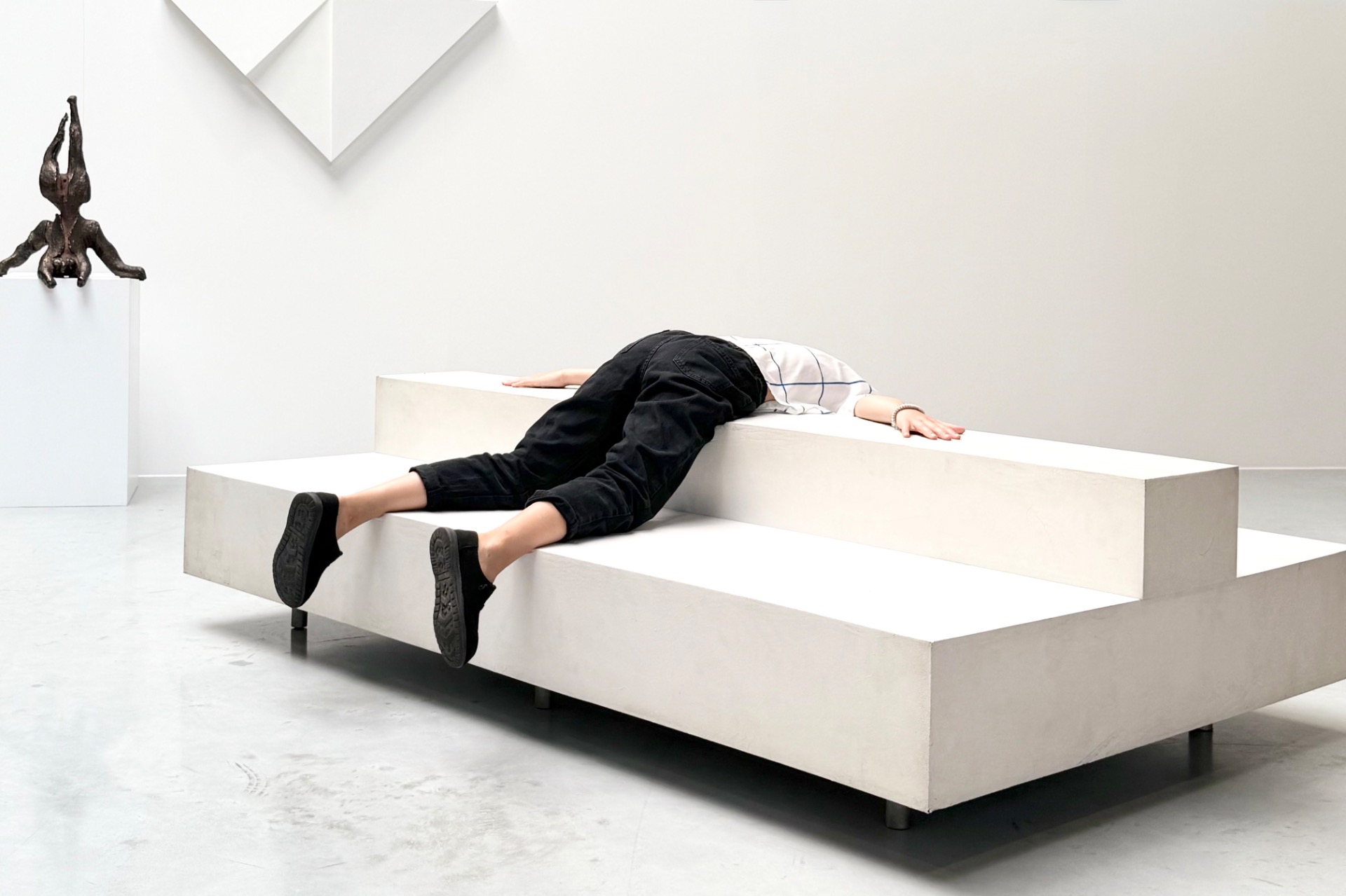 Maarten Van Severen, White Prototype Bench BB97, Belgium 1997